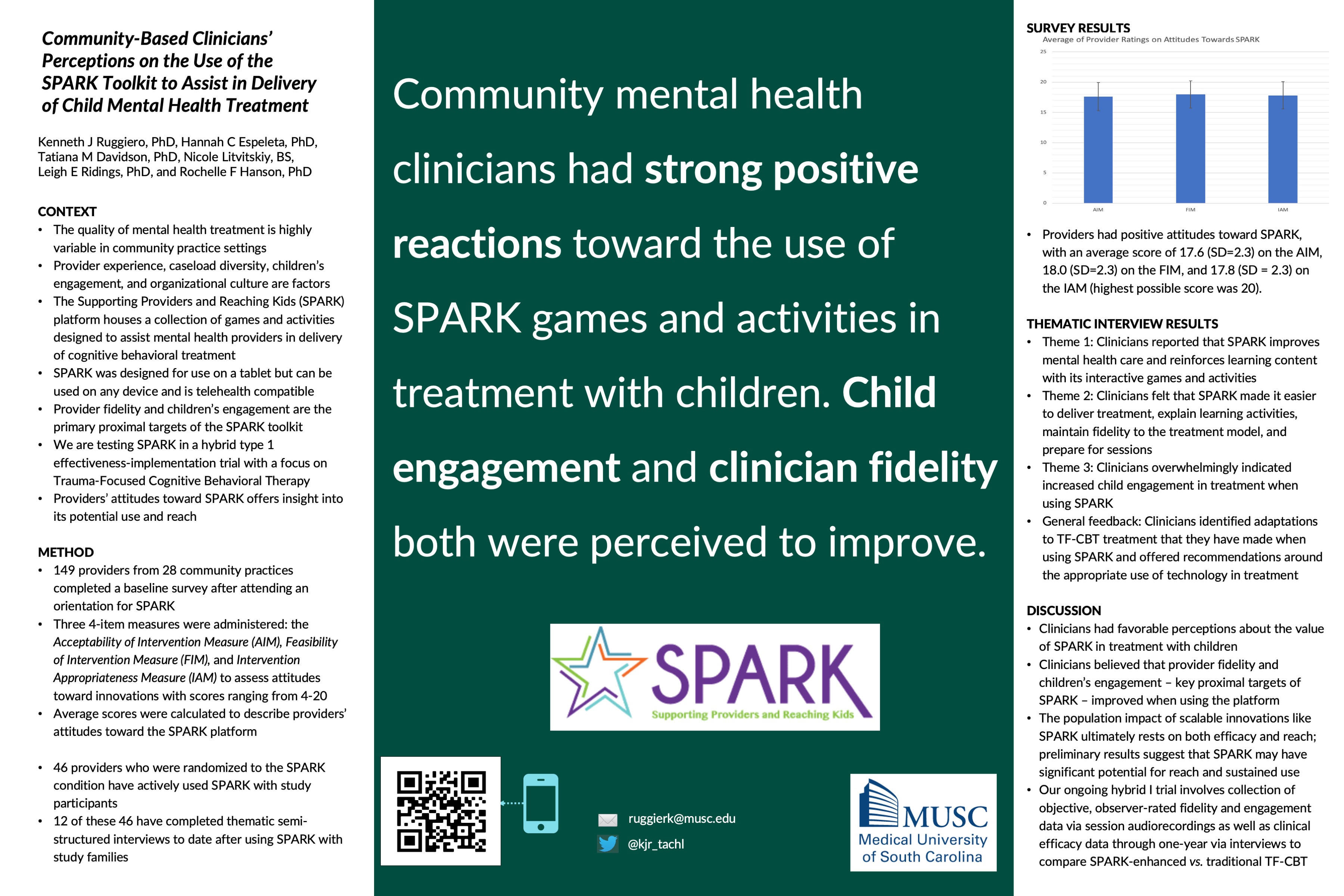 Presentation on perceived improvement from SPARK.